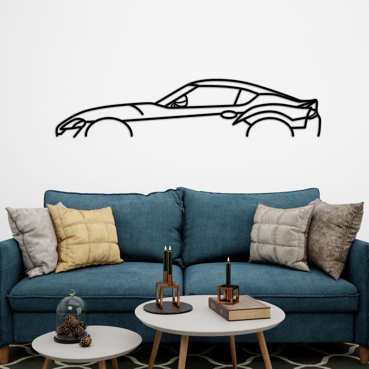 TOYOTA SUPRA GR 2020 Car Silhouette from VITAHOME DESIGN LLC