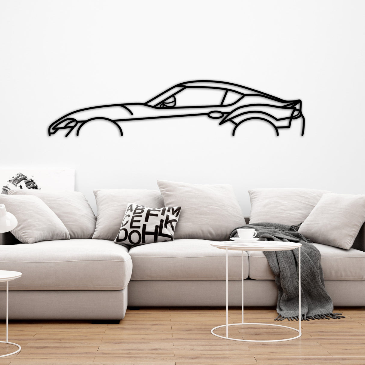 TOYOTA SUPRA GR 2020 Car Silhouette from VITAHOME DESIGN LLC