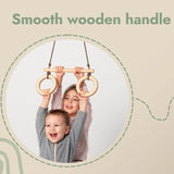 Trapeze swing bar with rings from Goodevas