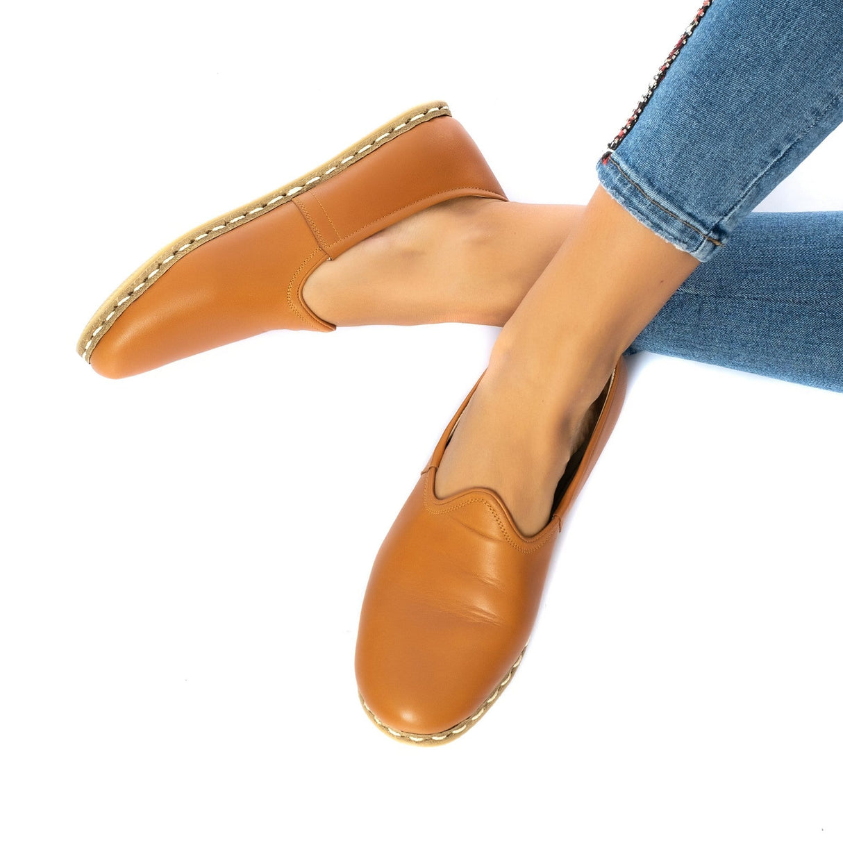 Men's Cocoa Brown Slip On Shoes from Atlantis Handmade Shoes
