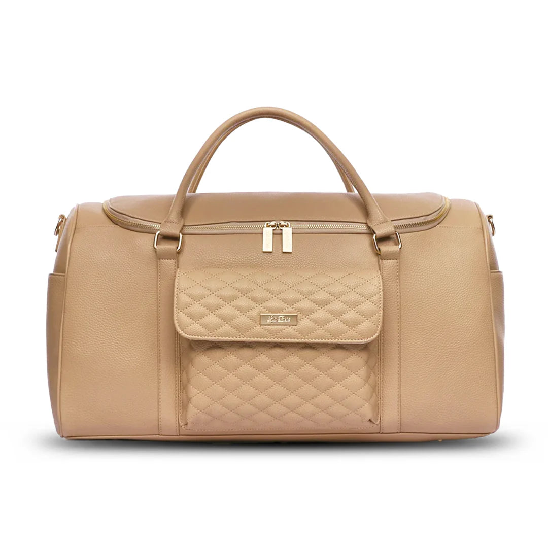 Monaco Travel Bag | Latte Brown From Luli Bebé