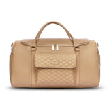 Monaco Travel Bag | Latte Brown From Luli Bebé