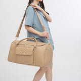Monaco Travel Bag | Latte Brown From Luli Bebé