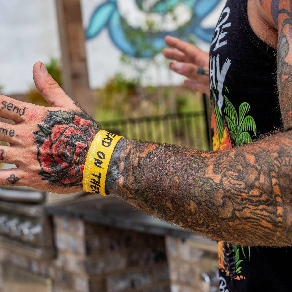 Reversible Elastic Wristband Bracelet from Combat Iron Apparel