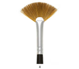 Trekell Sienna Synthetic Red Sable Long Handle Artist Brushes for Oil, Watercolor and Acrylic Painting from Trekell Art Supplies