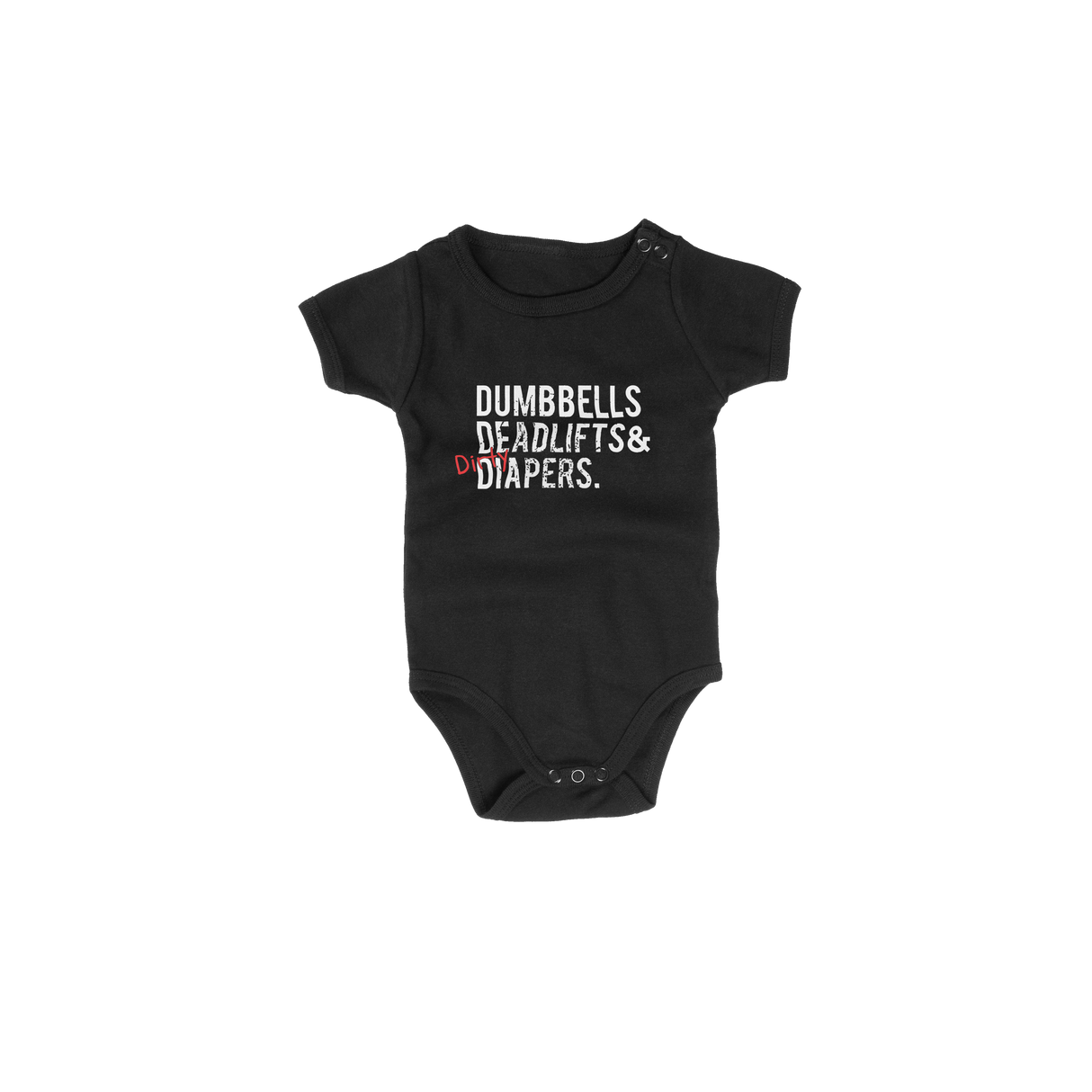 Mini-Me Triple D Onesie from DadBod Apparel