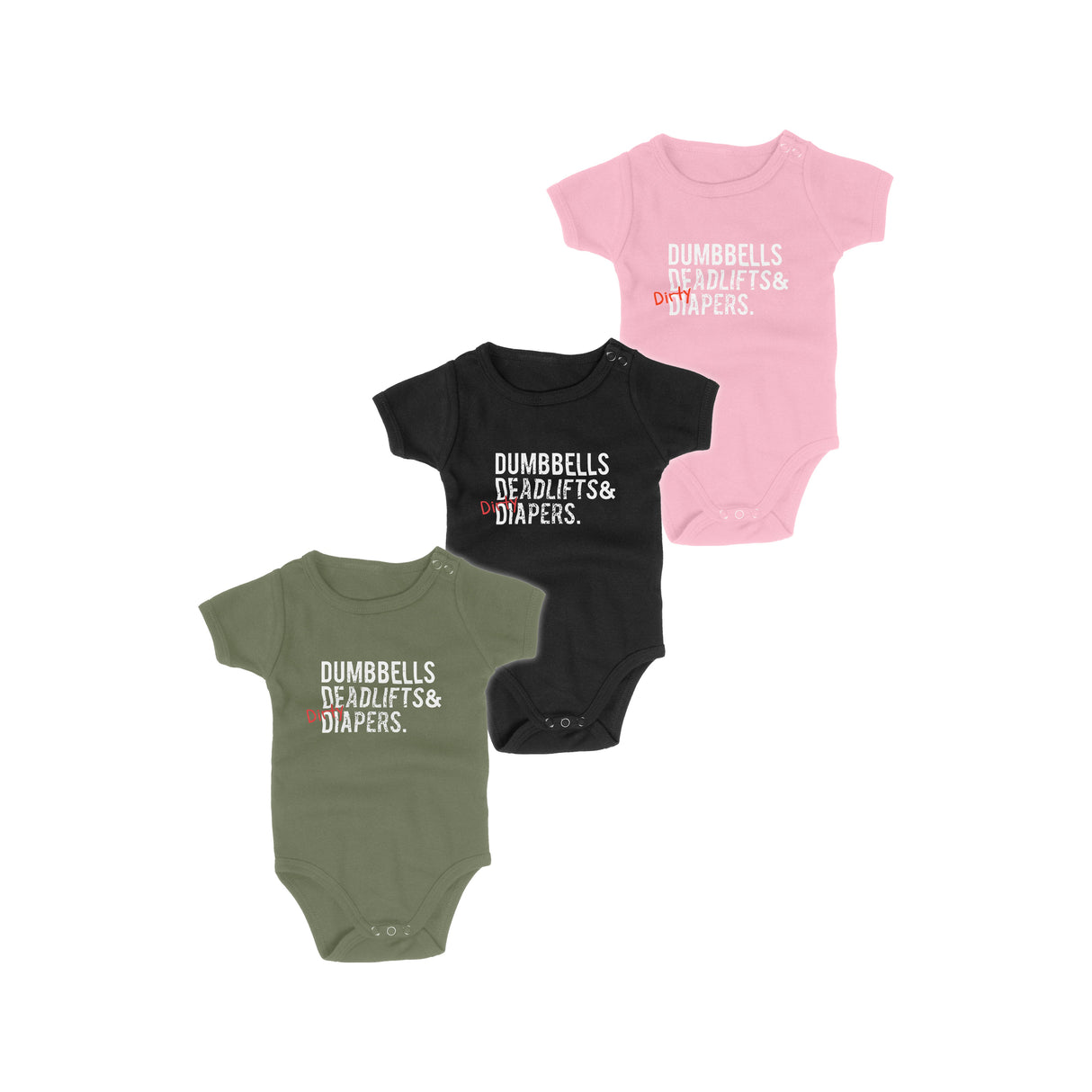 Mini-Me Triple D Onesie from DadBod Apparel
