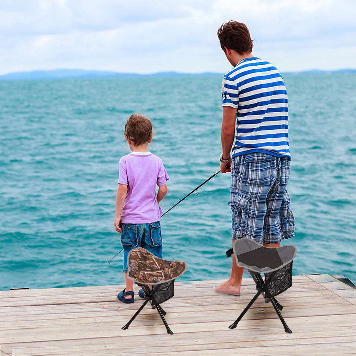 Lightweight 3 Legged Tripod Camp Stool From Redcamp