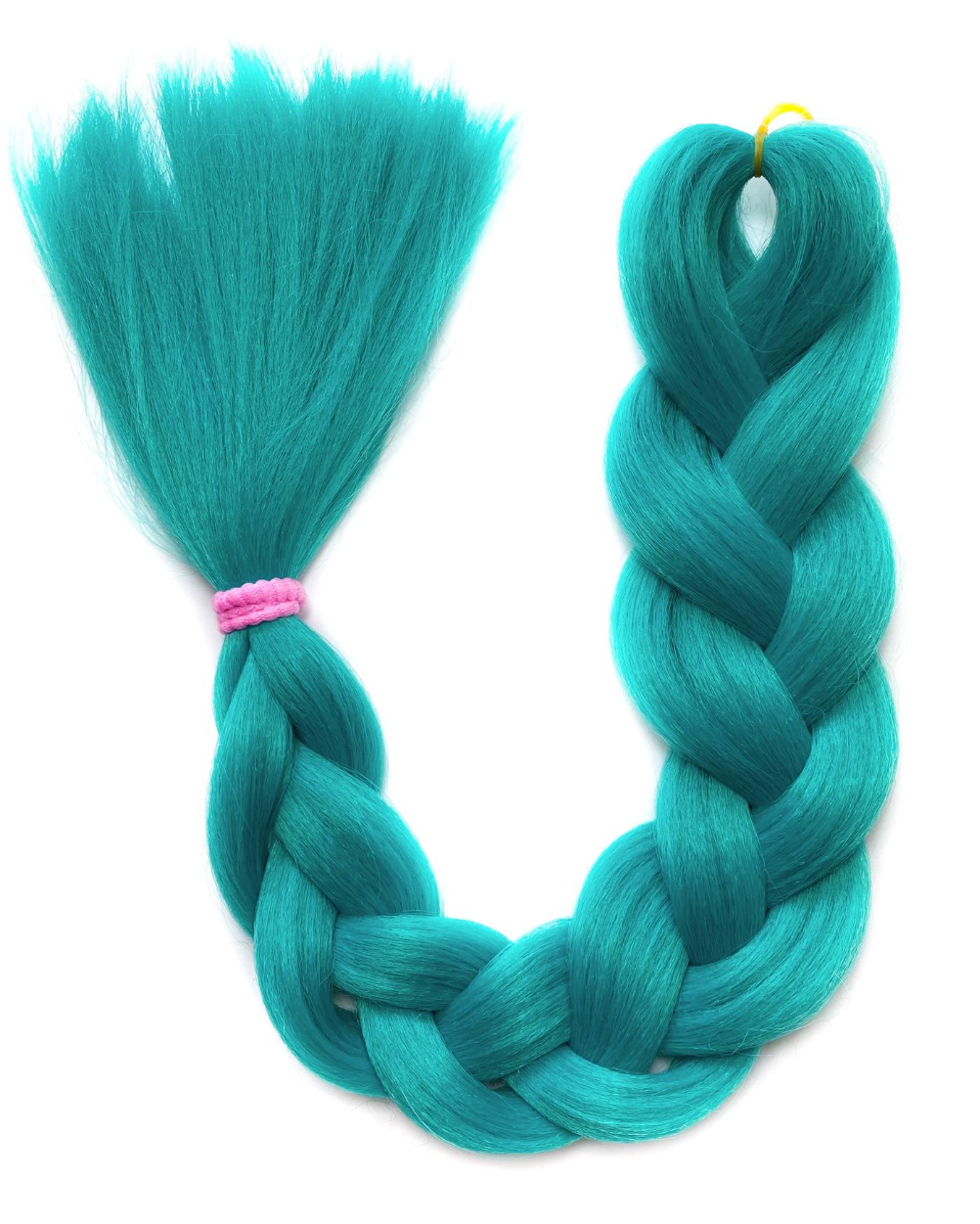 Tropic - Teal Braid Hair Extension from Lunautics