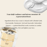 Gold Peptide Moisturizer with Niacinamide and Ceramide from Epilynx Skincare and Cosmetics