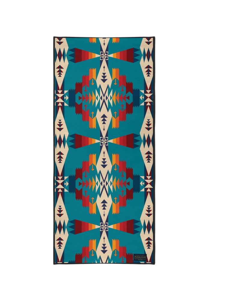 Yoga Towel | Lightweight | Turquoise | Silicon Non Slip Nubs | Microfiber | from Yune Yoga | Tucson Turquoise