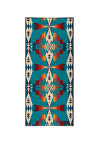 Yoga Towel | Lightweight | Turquoise | Silicon Non Slip Nubs | Microfiber | from Yune Yoga | Tucson Turquoise