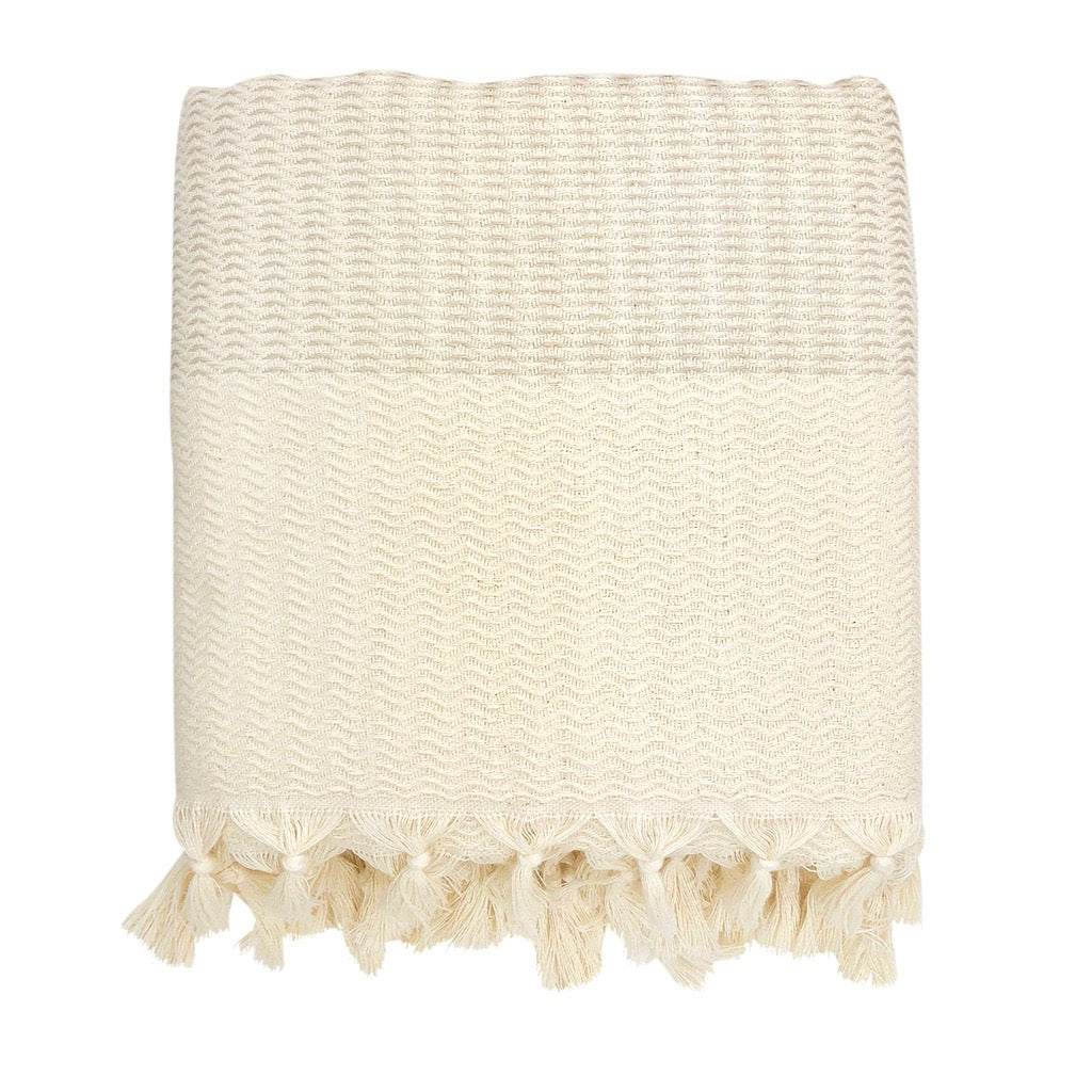 Plush Wavy Turkish Throw from SLATE + SALT