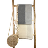 Diamond Stripe Turkish Throw from SLATE + SALT
