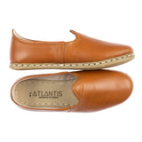 Men's Cocoa Brown Slip On Shoes from Atlantis Handmade Shoes