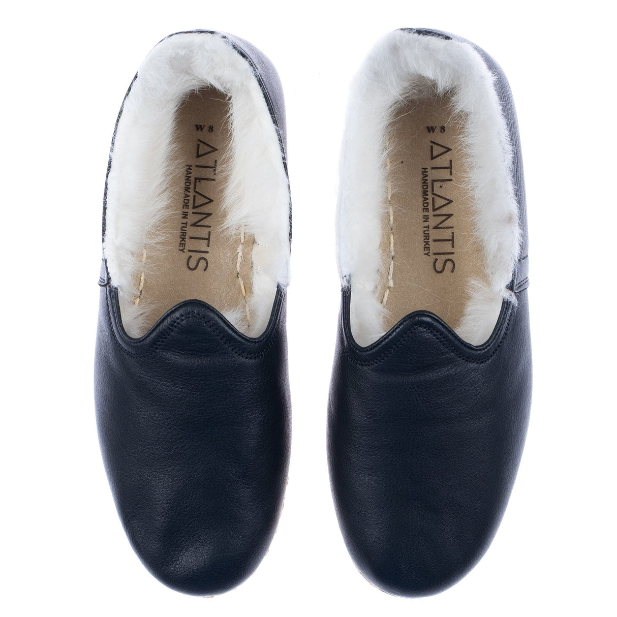 Men's Black Shearlings from Atlantis Handmade Shoes
