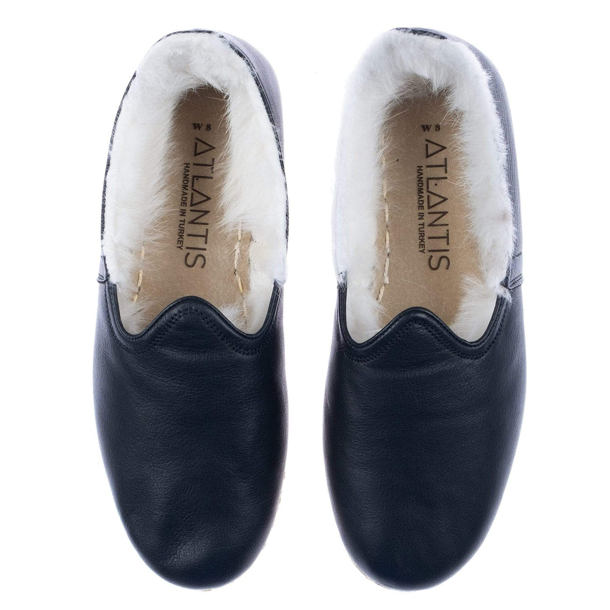 Women's Black Shearlings from Atlantis Handmade Shoes