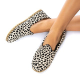 Women's Black Dots Slip On Shoes from Atlantis Handmade Shoes
