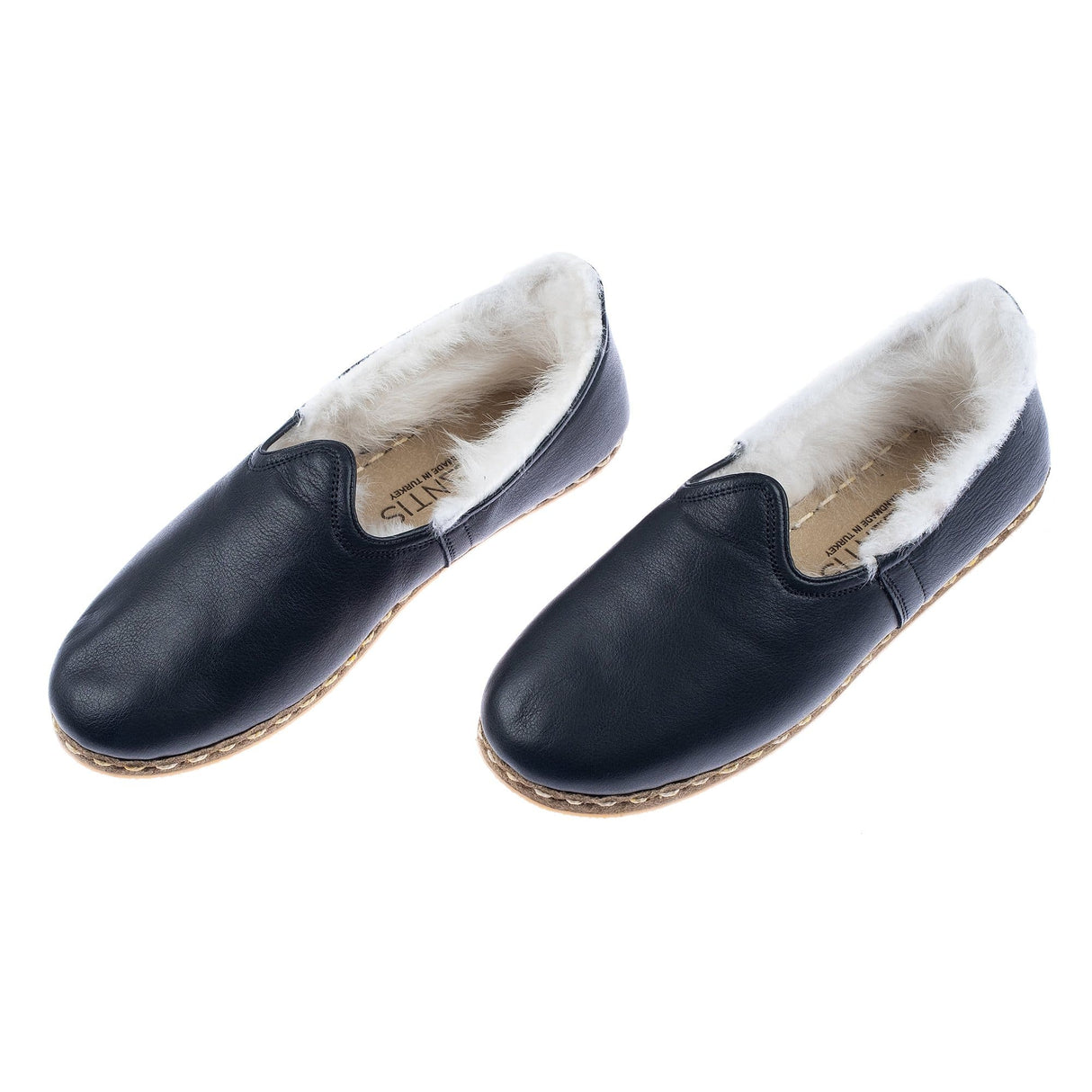 Women's Black Shearlings from Atlantis Handmade Shoes