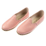 Women's Powder Pink Slip On Shoes from Atlantis Handmade Shoes