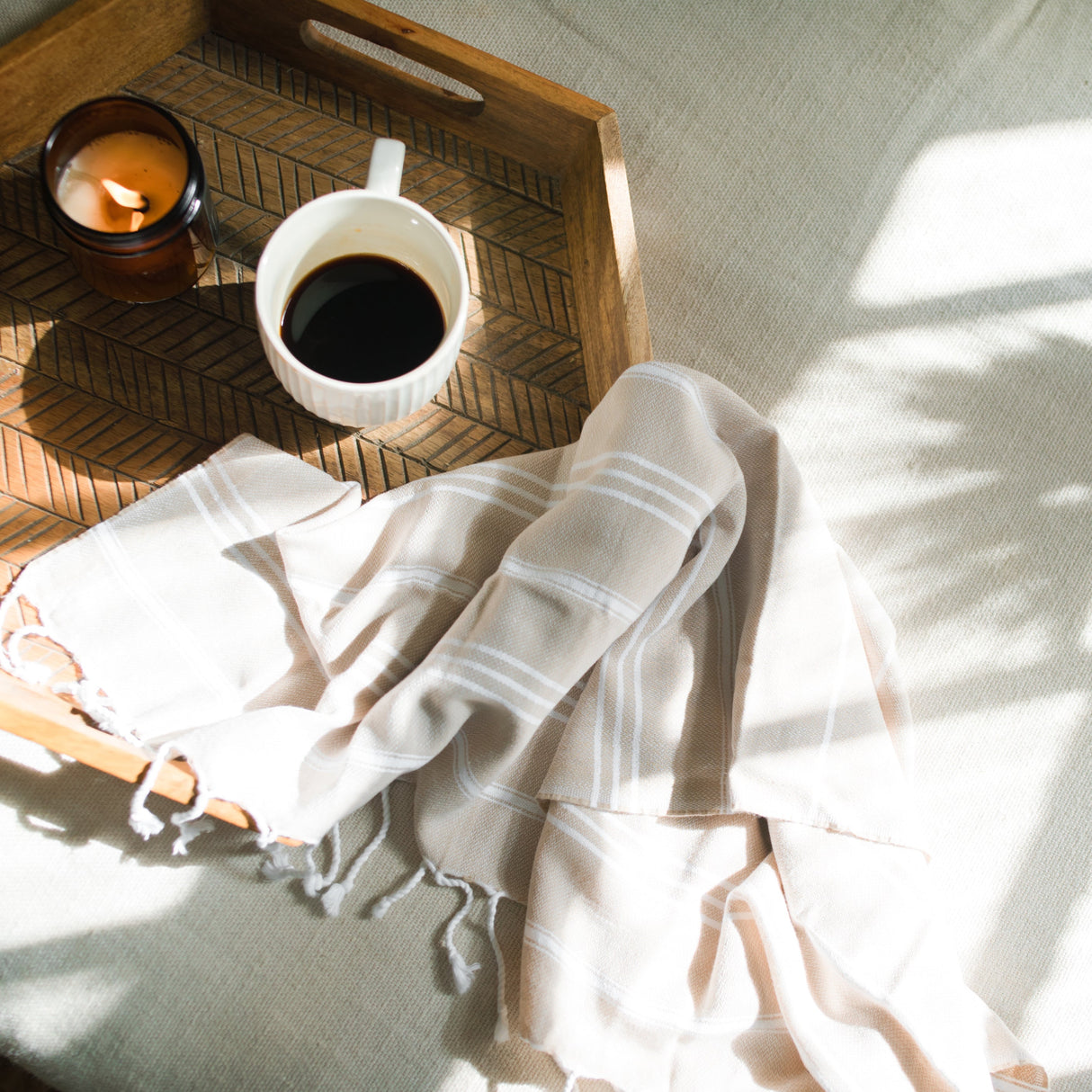 Classic Turkish Hand Towel from SLATE + SALT