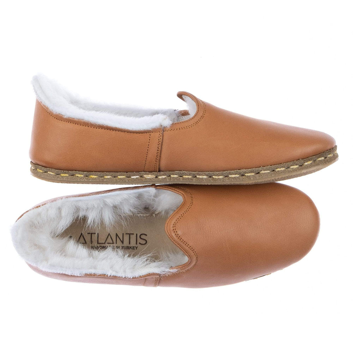 Women's Coconut Shearlings from Atlantis Handmade Shoes