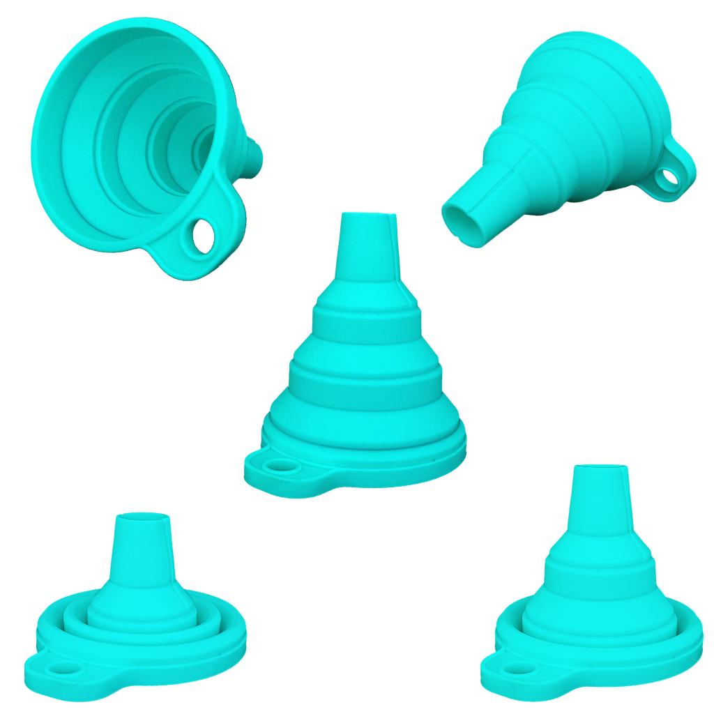 Collapsible Silicone Funnel from Primal Strength & Balance