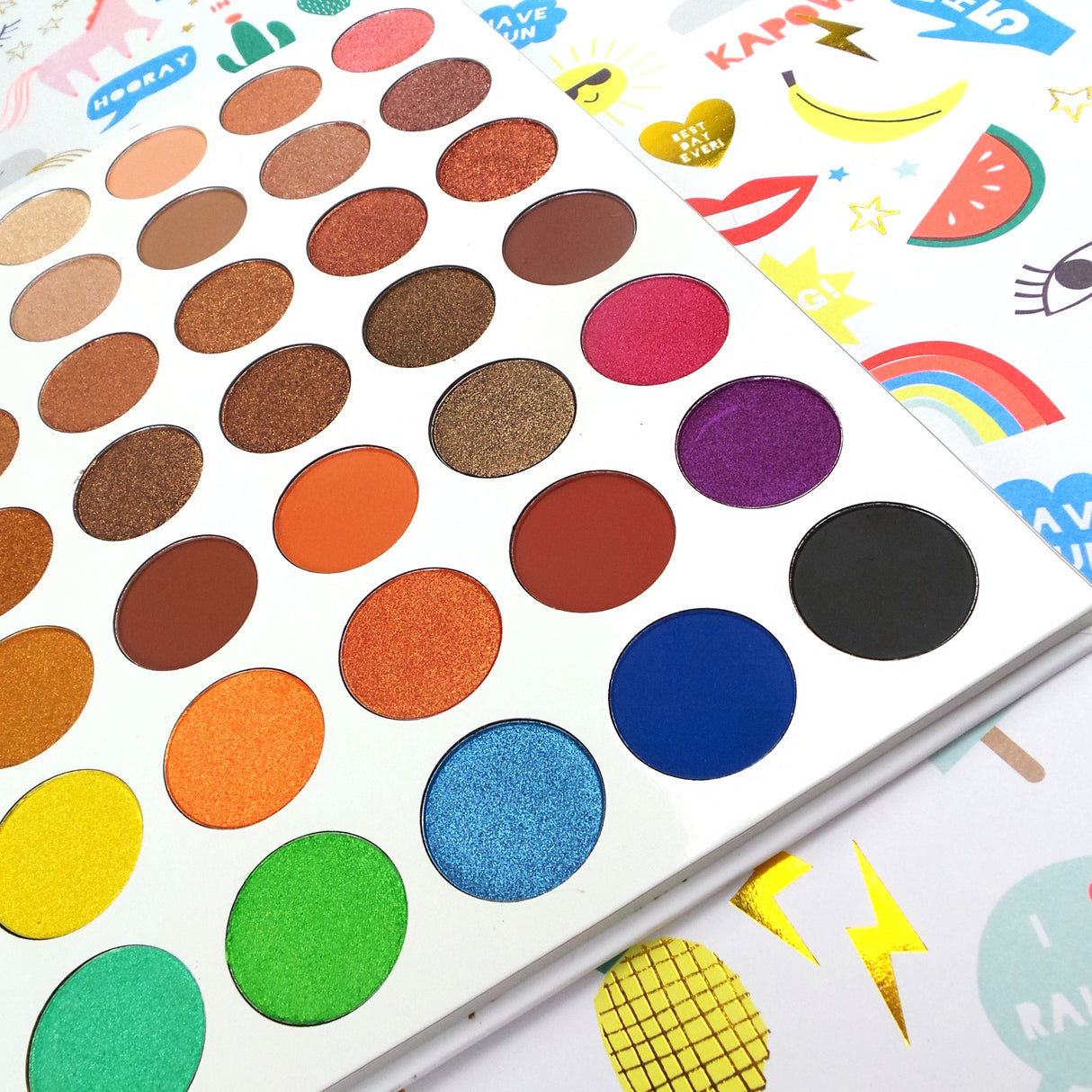 Twinkle In Her Eyeshadows 35 Eyeshadow Palette - Book 1 from Rude Cosmetics