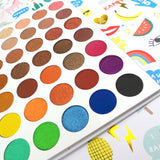 Twinkle In Her Eyeshadows 35 Eyeshadow Palette - Book 1 from Rude Cosmetics