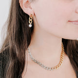 Twirling Pearl Chain Drop Earrings - WATERPROOF from Pretty Simple