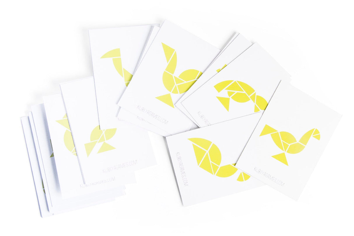 Egg Tangram - two sets with 55 challenge cards from Kubiya Games