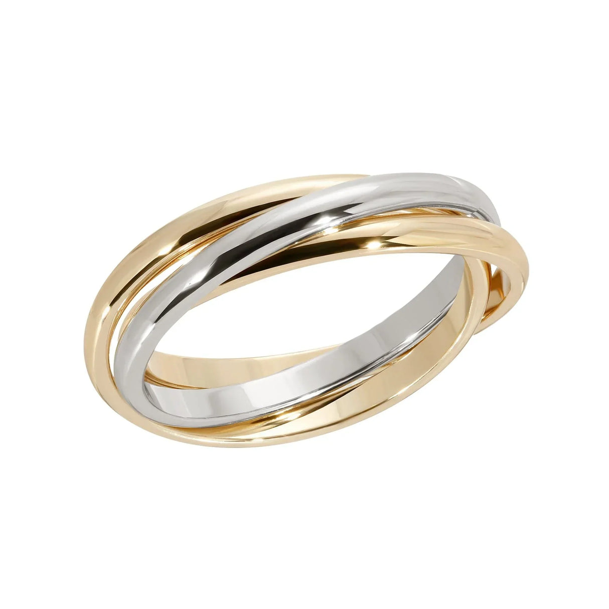 Two Toned Triple Domed Roll Ring from eklexic