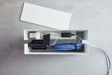 Rolling Cable Management Box - Steel from Yamazaki Home