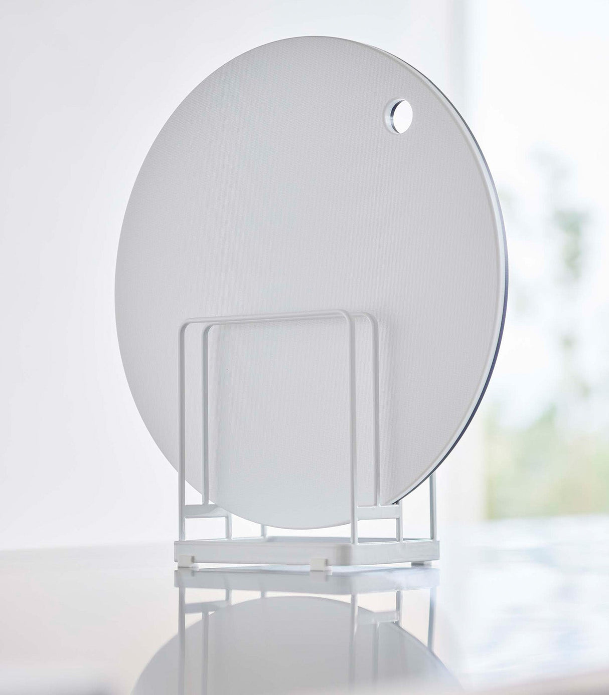 Round Cutting Board Stand - Steel from Yamazaki Home