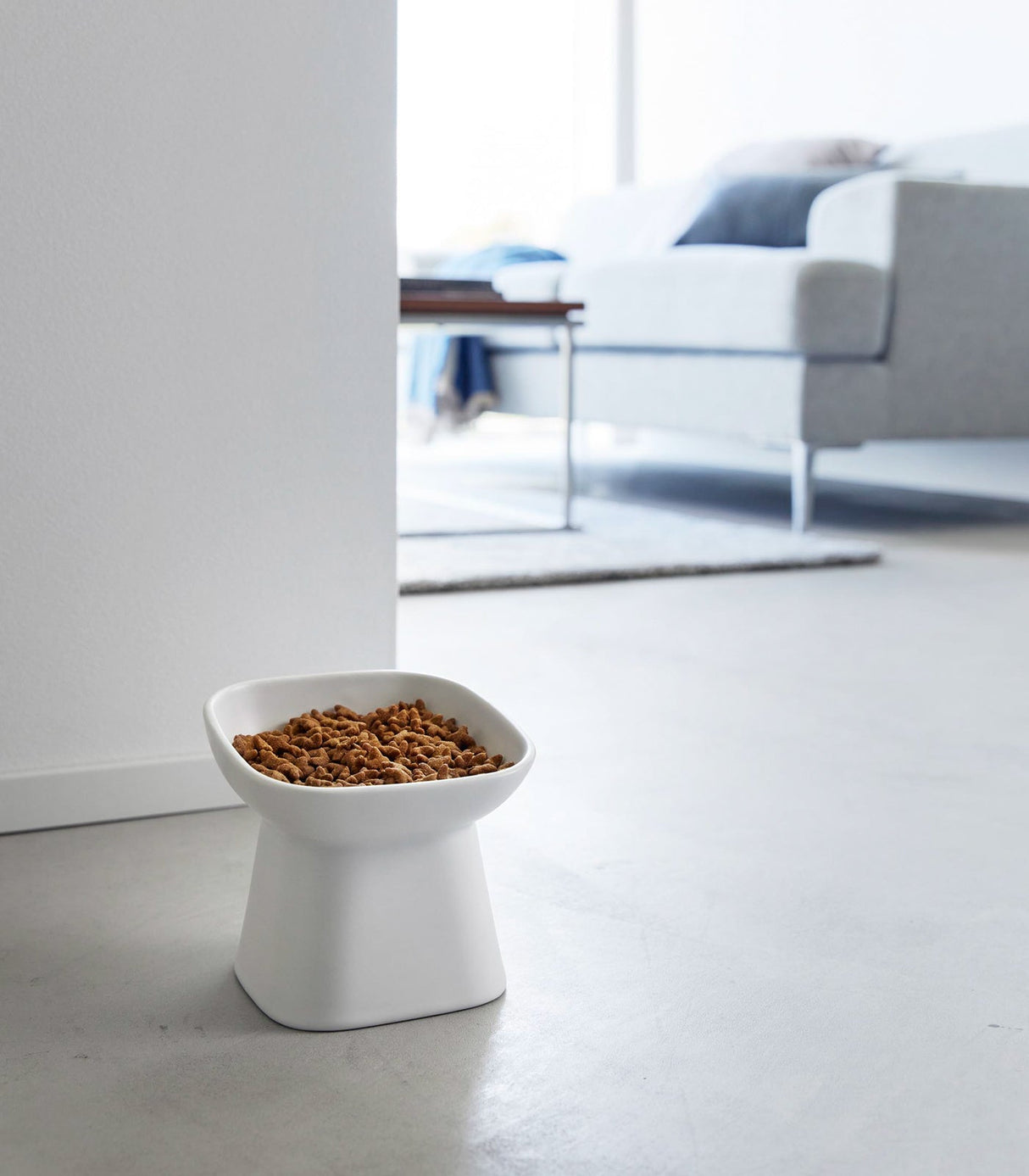 Tilted Pet Food Bowl from Yamazaki Home
