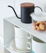 Stackable Countertop Shelf - Two Sizes - Steel from Yamazaki Home