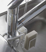 Faucet-Hanging Sponge & Brush Holder - Steel from Yamazaki Home
