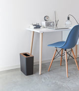 Trash Can - Two Styles - Steel + Wood from Yamazaki Home