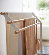 Bath Towel Rack (32" H)  - Steel + Wood from Yamazaki Home