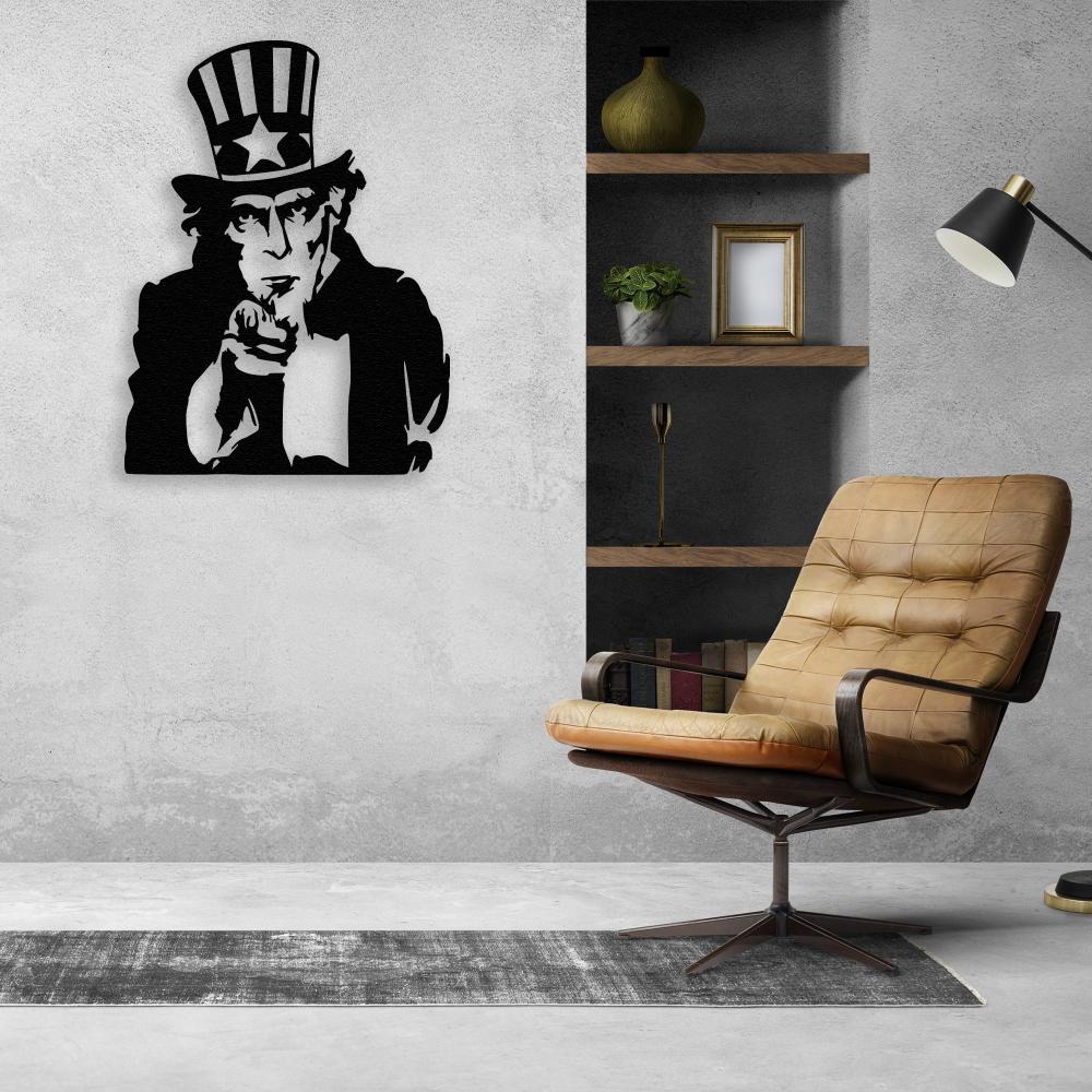 Uncle Sam Metal Wall Art from VITAHOME DESIGN LLC