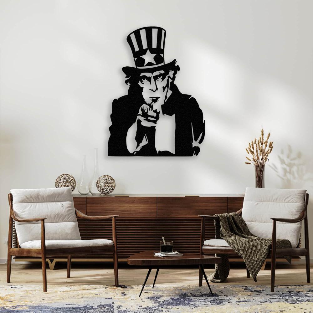 Uncle Sam Metal Wall Art from VITAHOME DESIGN LLC