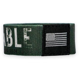 Reversible Elastic Wristband Bracelet from Combat Iron Apparel