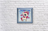 Unicorn in Love CS2530 7.9 x 7.9 inches Crafting Spark Diamond Painting Kit from Wizardi