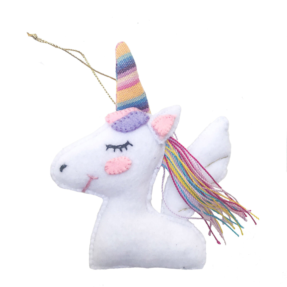Felt Unicorn Ornament from Upavim Crafts