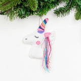 Felt Unicorn Ornament from Upavim Crafts
