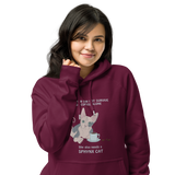 "WOMAN CAN'T SURVIVE ON COFFEE ALONE" ECO HOODIE from ReNewedPet