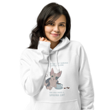 "WOMAN CAN'T SURVIVE ON COFFEE ALONE" ECO HOODIE from ReNewedPet