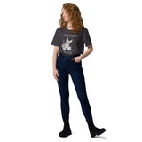 "WOMAN CAN'T SURVIVE ON COFFEE ALONE" WOMAN'S ECO TEE from ReNewedPet