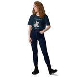 "WOMAN CAN'T SURVIVE ON COFFEE ALONE" WOMAN'S ECO TEE from ReNewedPet