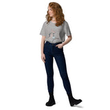 "WOMAN CAN'T SURVIVE ON COFFEE ALONE" WOMAN'S ECO TEE from ReNewedPet